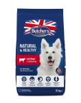 Butcher's Natural&Healthy, sucha karma dla psa, z wołowiną, 10 kg