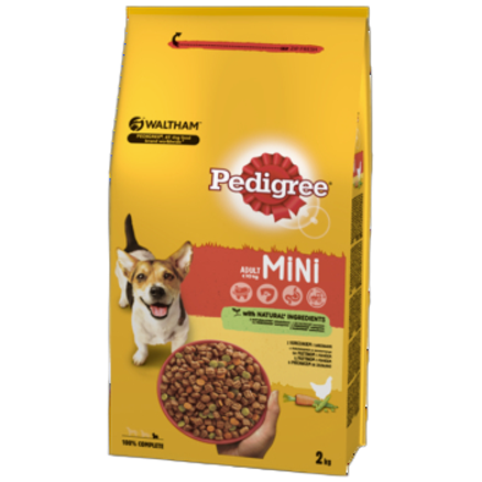 Pedigree Małe Rasy z kurczakiem i warzywami 2 kg Pedigree Małe Rasy z kurczakiem i warzywami 2kg