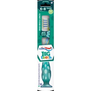 Aquafresh Big Teeth Psi Patrol Szczoteczka do zębów dla dzieci w wieku 6+ lat z kolorową rączką