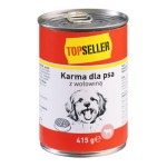 TOPSELLER Karma dla psa z wołowiną 415 g
