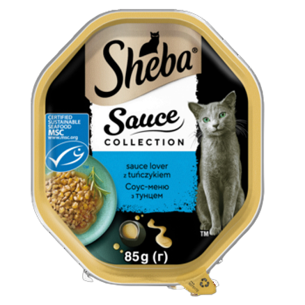 Sheba Sauce Collection z tuńczykiem 85 g Sheba Sauce Collection z tuńczykiem 85g