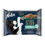 FELIX Deliciously Sliced Rybne Smaki 4x80 g