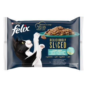 FELIX Deliciously Sliced Rybne Smaki 4x80 g