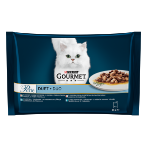 Gourmet perle duet rybny 4x85 g