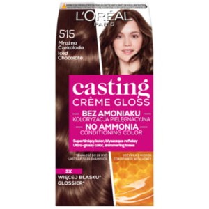 L'Oréal Paris Casting Crème Gloss Farba do włosów 515 Mroźna Czekolada 180 ml