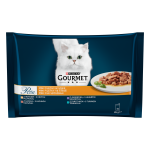 GOURMET PERLE indyk, kaczka, tuńczyk, jagnięcina 4x85 g