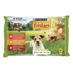 FRISKIES ADULT Pies Galaretka Wołowina Kurczak Jagnięcina 4x100 g