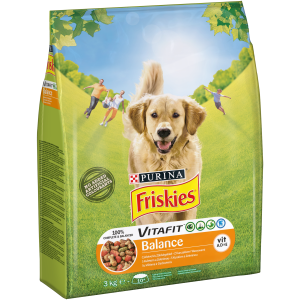 Karma dla psa friskies balance z kurczakiem i warzywami 3 kg