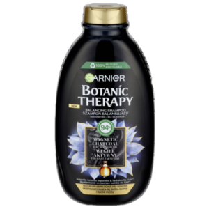 Garnier Botanic Therapy Węgiel Aktywny i Olej z Czarnuszki szampon do włosów 400 ml