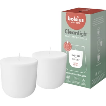 Bolsius Wkładka do świecy zapachowej CleanLight cyprys i ambra 2 szt. 32094245_0_1736603686441.jpg