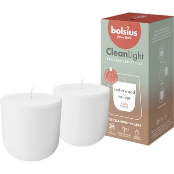 Bolsius Wkładka do świecy zapachowej CleanLight drzewo cedrowe i wetiweria 2 szt. 12403465_0_1736472313731.jpg