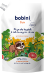 BOBINI Fun Płyn do kąpieli i żel do mycia Wysoka piana o zapachu cytrusów 500 ml refill