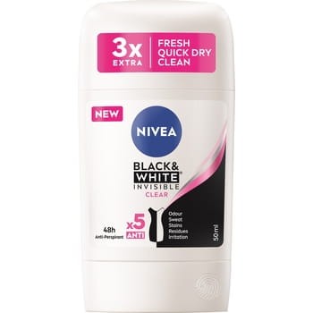 NIVEA Black & White Clear Antyperspirant stick 50 ml 36167823_0_1736643406920.jpg