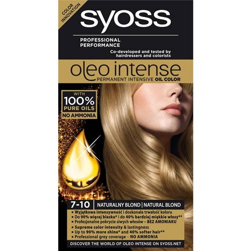 SYOSS Oleo Krem koloryzujący Naturalny Blond 7-10