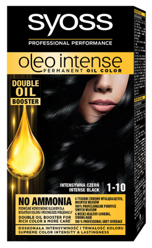 SYOSS Oleo Krem koloryzujący Intensywna czerń 1-10