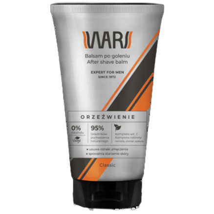 Wars expert for men balsam po goleniu classic orzeźwienie 125 ml WARS EXPERT FOR MEN Balsam po goleniu CLASSIC orzeźwienie 125ml
