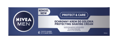 NIVEA Ochronny krem do golenia PROTECT &amp; CARE 100 ml