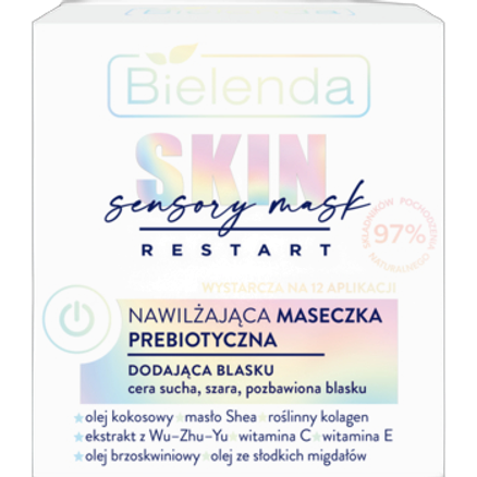 Bielenda Skin Restart Sensory Mask Nawilżająca maseczka prebiotyczna 50 ml Bielenda Skin Restart Sensory Mask Nawilżająca maseczka prebiotyczna 50 ml