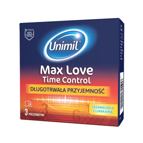 Unimil Max Love Time Control 3 szt. Unimil Max Love Time Control 3 szt.