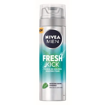 NIVEA MEN Fresh Kick pianka do golenia 200 ml 16381121_0_1736495318155.jpg