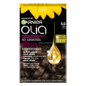 Garnier Olia 5.0, Brąz, Permanentna koloryzacja