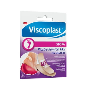 Viscoplast™ Plastry Komfort Mix na otarcia, 72 mm x 25 mm, kopertka/6 szt. 30740153_0_1736589627487.jpg