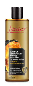 Jantar Szampon z esencją bursztynową i węglem do włosów przetłuszczających się, 300 ml