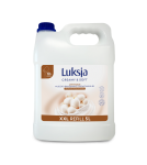 Luksja Creamy & Soft Kremowe mydło w płynie Mleczko bawełniane i Prowitamina B5 5 l opakowanie uzupełniające