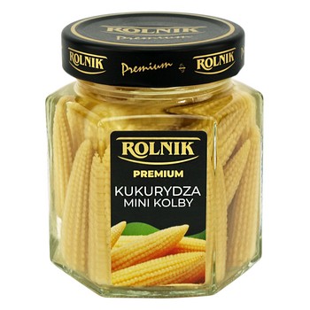Kukurydza mini kolby Rolnik 300 g Kukurydza mini kolby Rolnik 300g