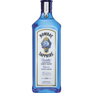 'Bombay Sapphire Gin 40% 1 l