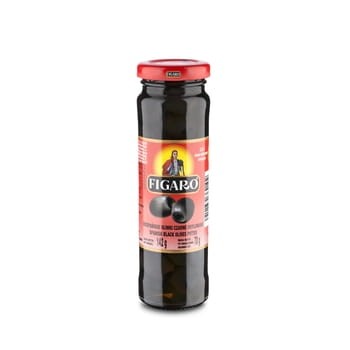 Oliwki czarne hiszpańskie drylowane Figaro 142 g/70 g 76.jpg