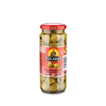 Oliwki zielone hiszpańskie drylowane Figaro 340 g/160 g 78.jpg