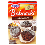 Babeczki czekoladowe ze skórką pomarańczy Dr. Oetker 335 g