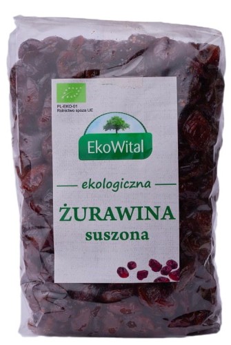 Żurawina suszona (słodzona cukrem trzcinowym) BIO 500 g 3627_1_168361.jpg