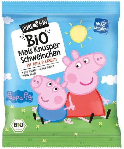 Chrupki kukurydziane jabłko- marchew BIO 30 g Świnka Peppa 5452_1_8611959.jpg