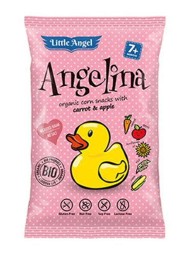 Chrupki kukurydziane mini ANGELINA marchew i jabłko od 7 miesiąca BEZGL. BIO 30 g 766_1_6273.jpg