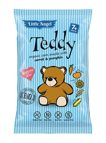 Chrupki kukurydziane mini TEDDY marchew i dynia od 7 miesiąca BEZGL. BIO 30 g 767_1_6274.jpg