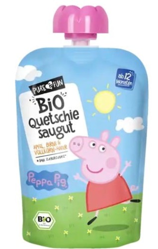 Przecier jabłko- gruszka z owsem BIO 100 g Świnka Peppa 5443_1_8611942.jpg