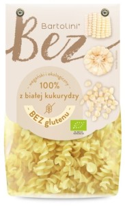 Makaron z białej kukurydzy świderek (fusilli) BEZGL. BIO 250 g