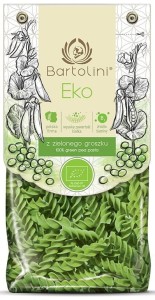 Makaron z zielonego groszku świderek BIO 250 g