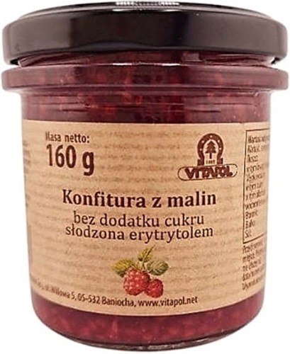 Konfitura z malin słodzona erytrytolem B/C 160 g 5662_1_9235907.jpg