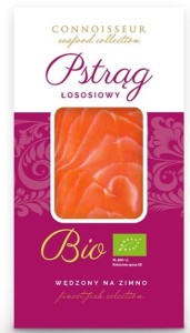 Pstrąg łososiowy wędzony na zimno BIO 100 g