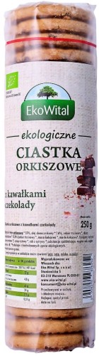 Ciastka orkiszowe pełnoziarniste z kawałkami czekolady BIO 250 g 3322_1_4184392.jpg