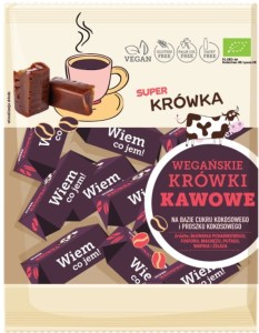 Krówki wegańskie kawowe BIO 150 g