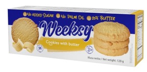 Kruche ciasteczka maślane B/C 120 g