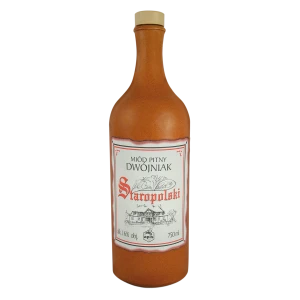 'Apis Miód pitny dwójniak Staropolski kamionka 750 ml, alk. 16%