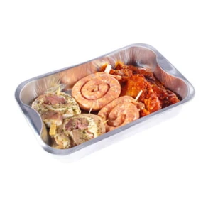 Zestaw karkówka, boczek, kiełbasa grill, przygotowany na miejscu (mp) ok. 1 kg