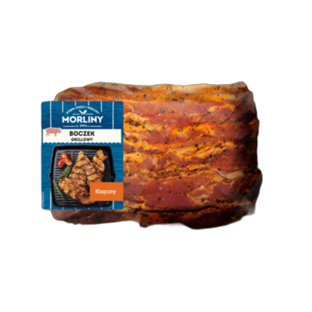 Boczek grillowy klasyczny morliny 600 g BOCZEK GRILLOWY KLASYCZNY MORLINY 600G