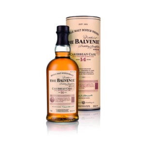 'Whisky Balvenie 14 letnia Caribbean Cask 43% 700 ml.
