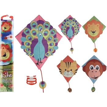 Latawiec poliestrowy 59x65 cm 4 wzory Latawiec poliestrowy 59x65cm 4 wzory
